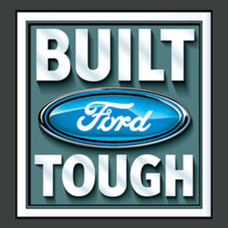 Built Ford Tough - Ladies Tri-Blend Racerback Tank Design