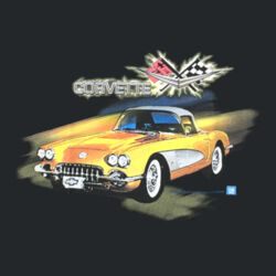 Classic Corvette - Ladies V-Neck T Design