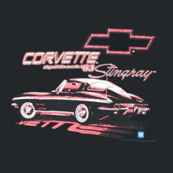 63 Corvette Splitback - Ladies V-Neck T Design