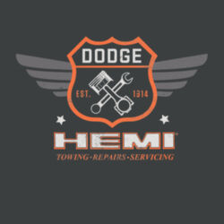 Dodge Hemi - Ladies Tri-Blend Racerback Tank Design