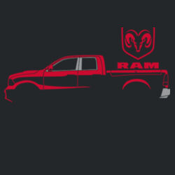 Red Ram - Adult Fan Favorite Hooded Sweatshirt Design